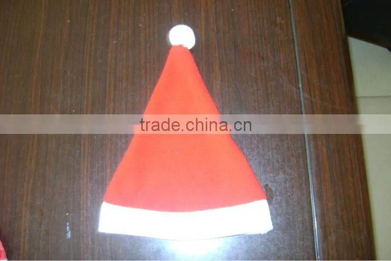 100% polyester felt christmas hat