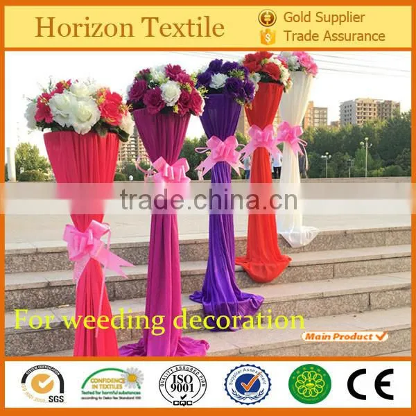 High Quality Colorful Luxury Bridal Satin Fabric