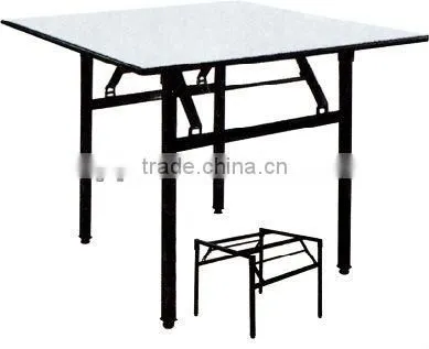 white restaurant table pvc round folding table YT15