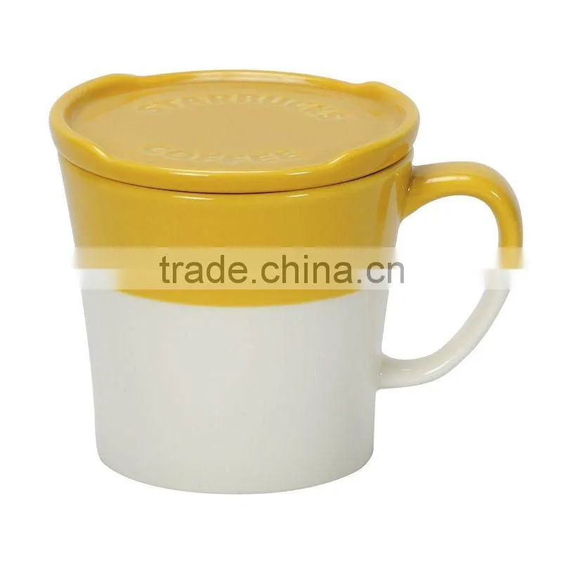 2013 ceramic and porcelain mug with cup cover