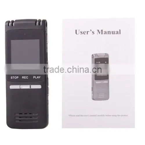 with VOR MP3 Player Professional 8GB LCD Digital Voice Recorder