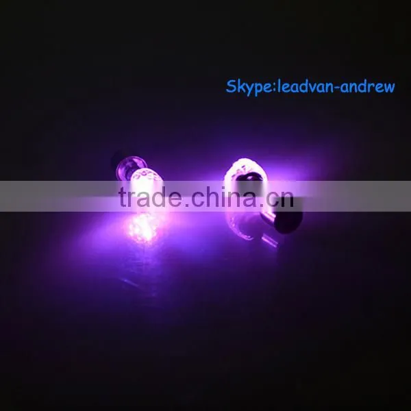 Custom Novelty NIght Club Led Light Up Earring For Women