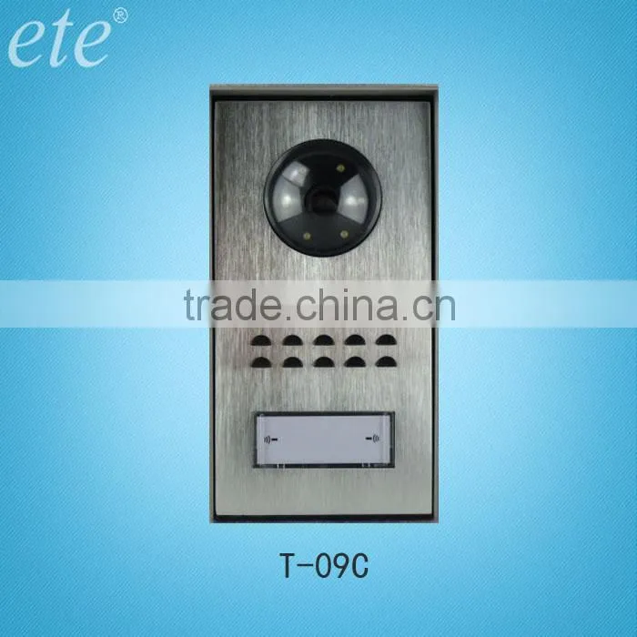 smart home 4-wired waterproof ccd camera handfree