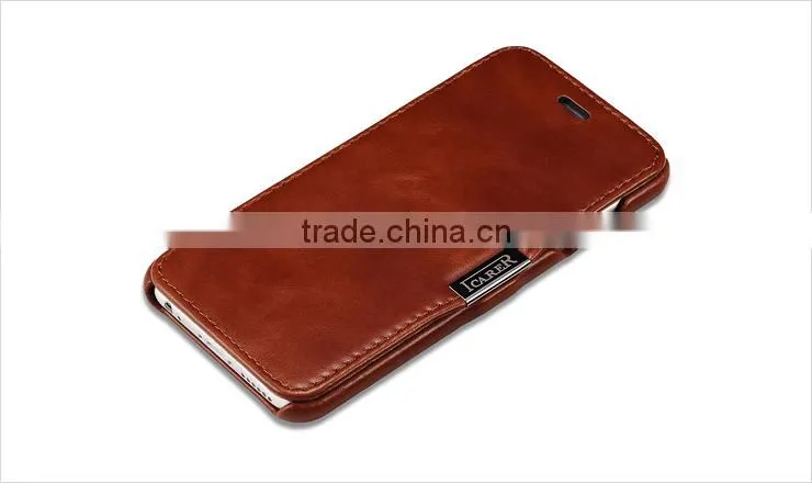 ICARER Genuine Leather Wallet Case for iPhone 6 / 6s /6 plus Flip Cover Vintage Series