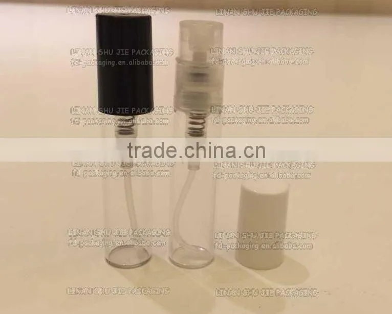2ml, 3ml tester sprayer glass bottle with cap, perfume bottle, Glass Perfume atomizer