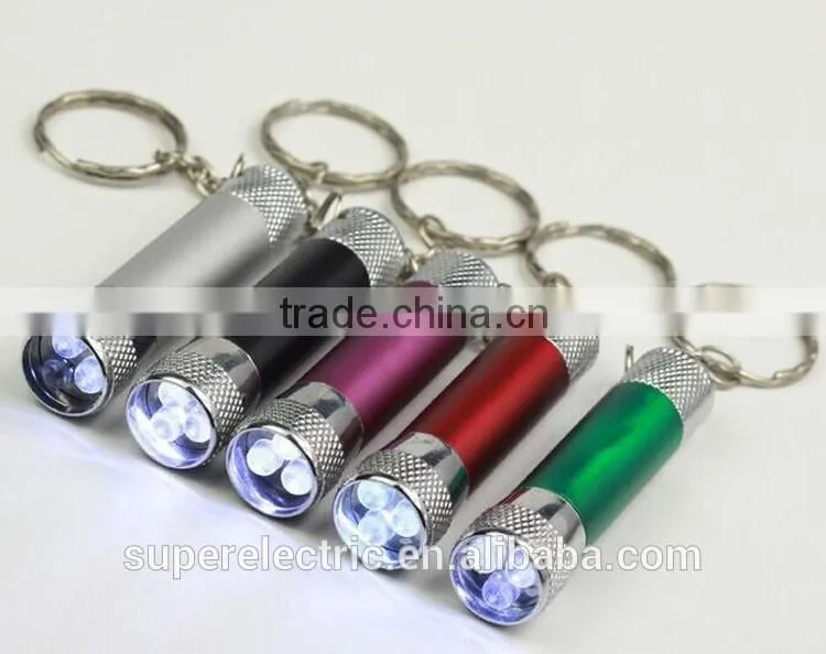 Top quality customized design keychain led flashlight wholesale mini torch