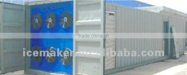 Automatic Containerized Block Ice Machine for Eating and Cooling