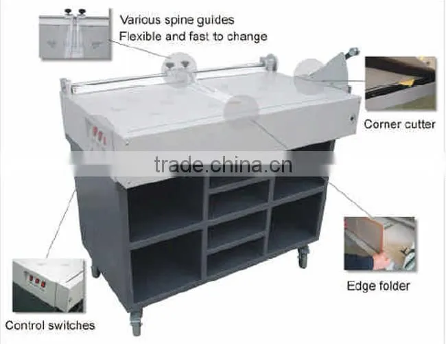 980*466mm Hard Cover Maker(Literature Table & Electric Edge Folding)