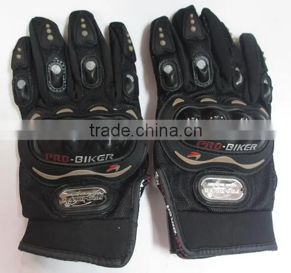 Breathable cheap leather gloves leather motorcycle gloves