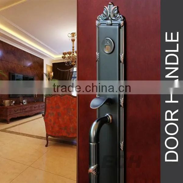 Brass ORBH antique door handle