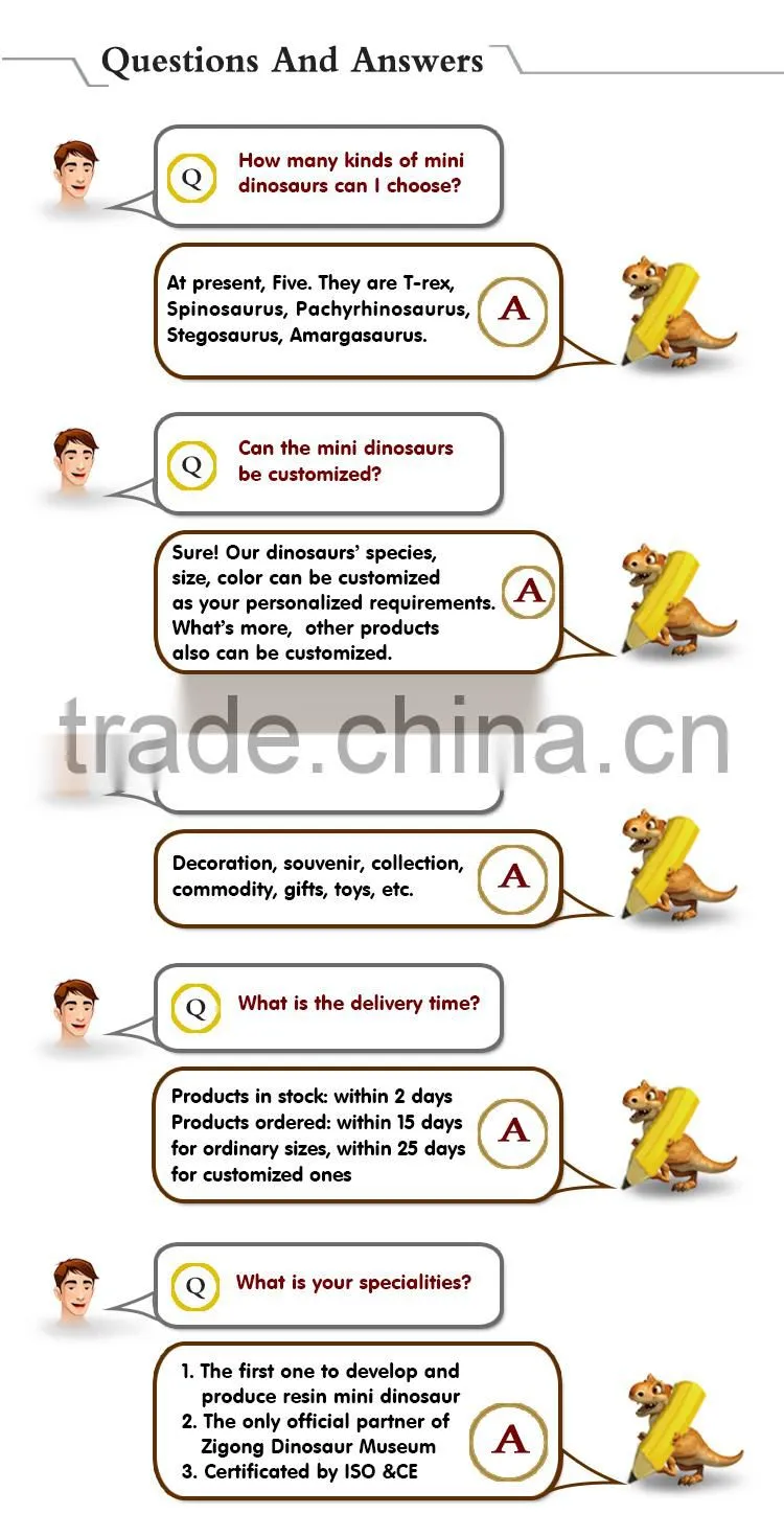 The Only One 1:20 Mini Dinosaur Model Craft Supplier in China
