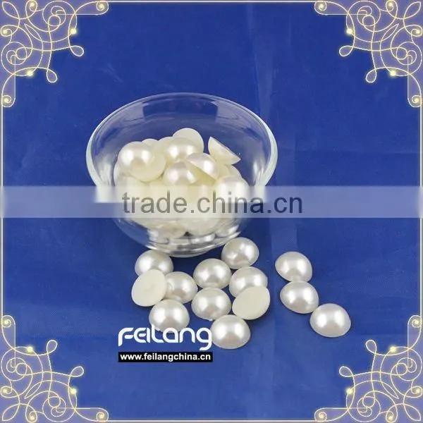 imitation pearl semicircle pearl plastic materil