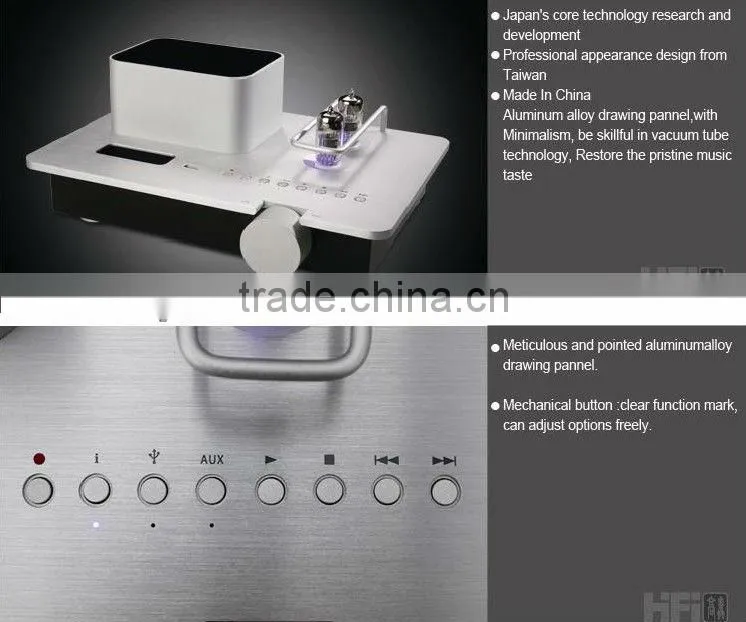 6N3 HIFI Audio vacuum tube Amplifer speaker with socket for iphone/ipad mp3 Home Amplifier usb port