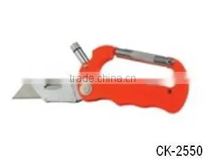 Carabiner knife with LED light