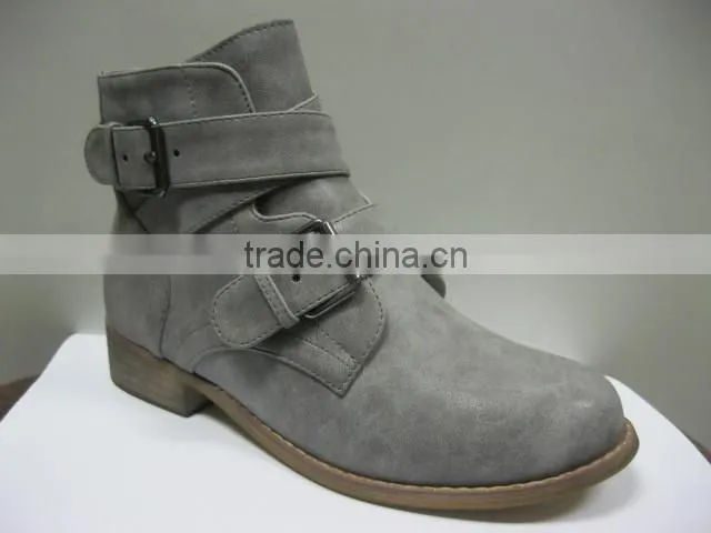 HY2077 free sample purple boot with buckle