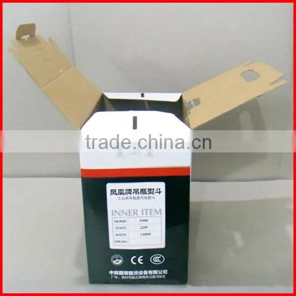 Small Printing Corrugated Box for Steam Iron Packing Wholesale