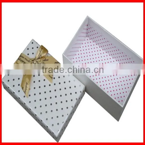 2014 Custom Luxury Fashion High Quality Gift Box Packaging With Lid (Clothes Box, Wine Box,Cosmetic Box, Food Box, etc.)