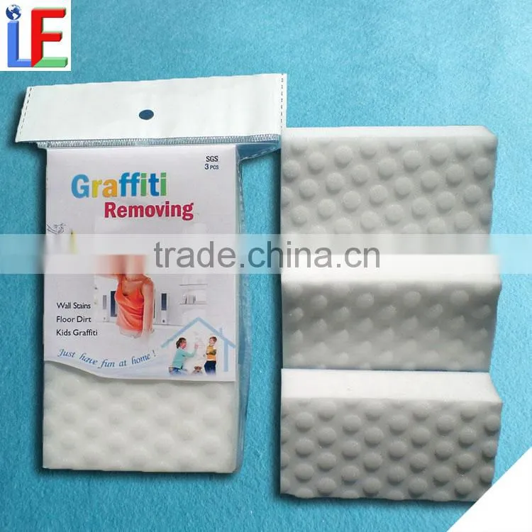 Micro-fibre abrasive clean graffiti removal nano sponge