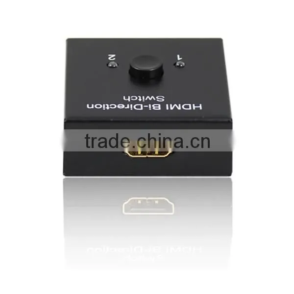 Hot video player V1.4 4kx2k 2 way hdmi bi-directional 2 to 1 switcher, 1 to 2 splitter