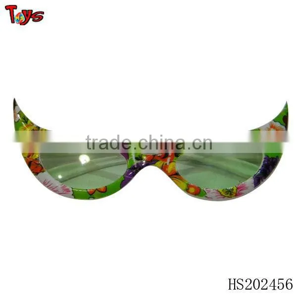 green cool plastic glasses