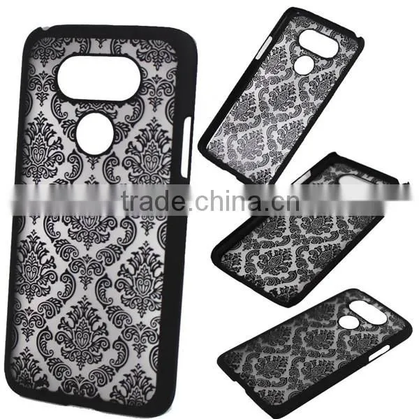 C&T Damask Design Ultra Slim Clear Hard Back Case Cover for LG G5