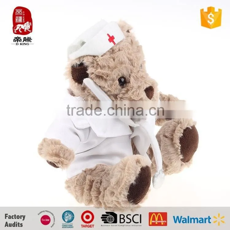 Wholesale stuffed animals wearing clothes Teddy Bear doctor