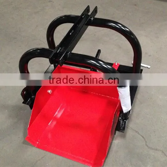 30" Reversible Dirt Scoop for Compact tractors ,Agriculture machinery tipping transport scoop