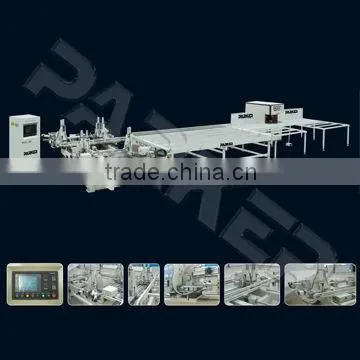 UPVC(Plastic) Window and Door Machinery Welding and Corner Cleaning Machine Processing Line