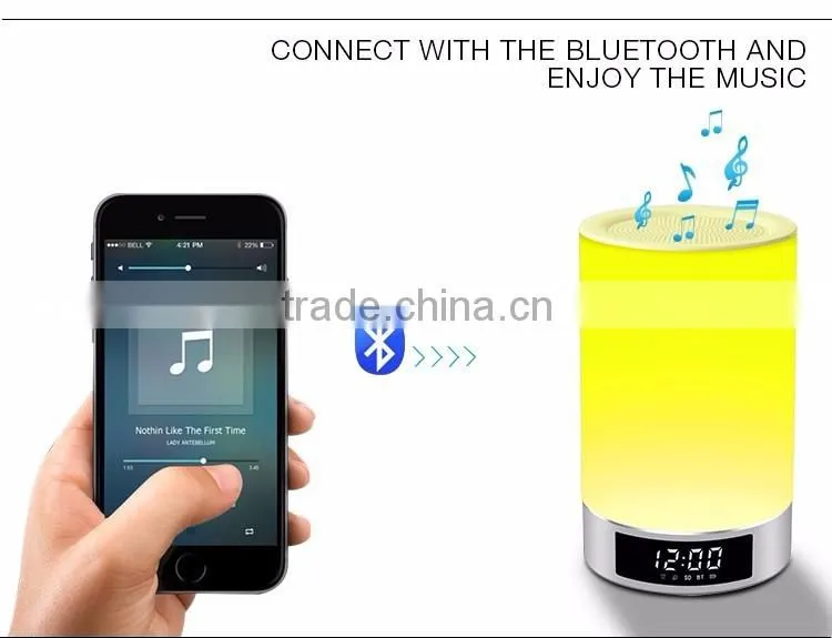 Lighting touch lamp portable speaker and bluetooth speaker