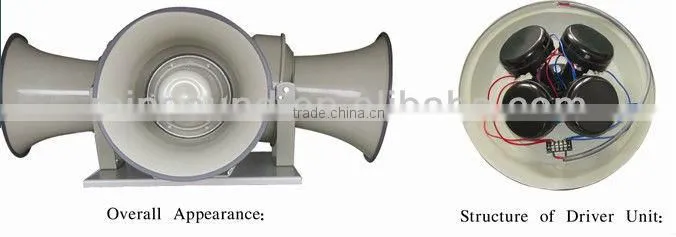 high power alarm speaker best for air defense siren horn speaker