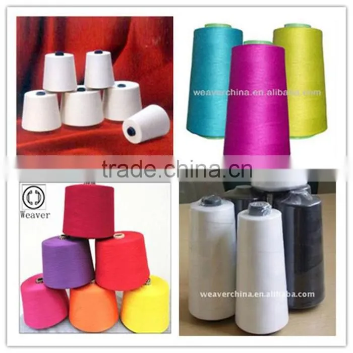 100% polyester bulk sewing thread 30/2 dyed