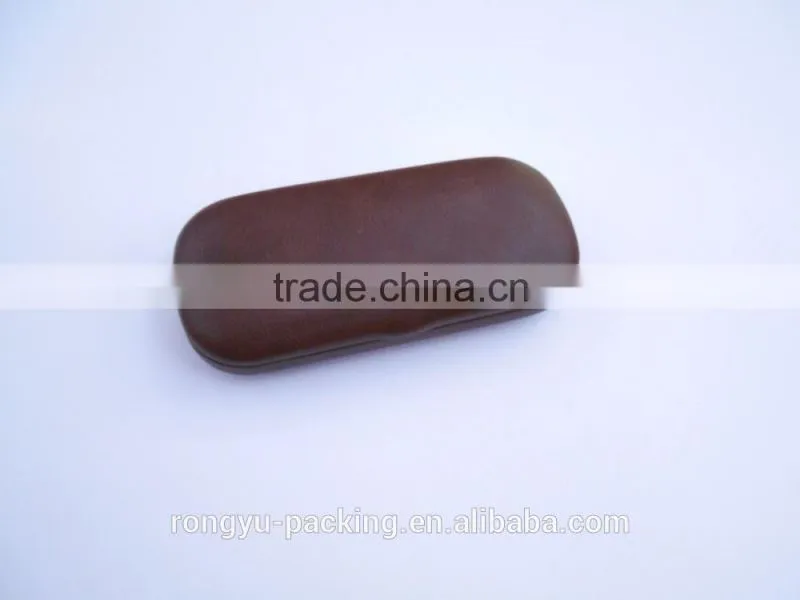 aluminum hard shell reading PU leather glasses case