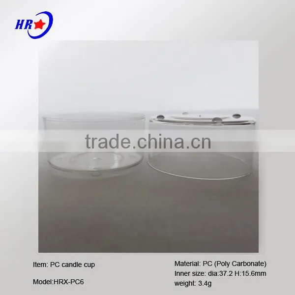 HRX-PC 6 WHITE CANDLE CONTAINER
