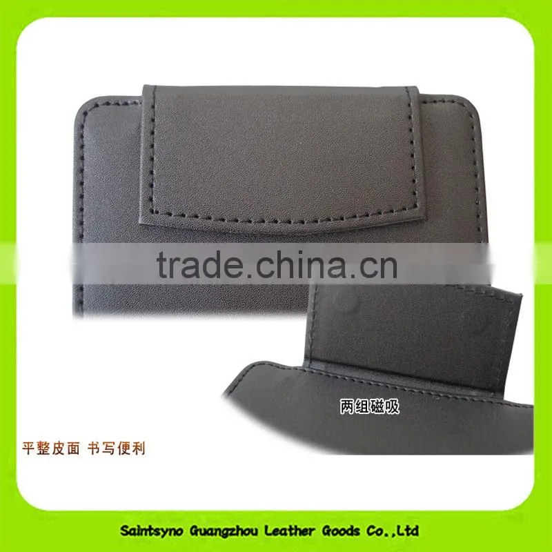Custom faux leather restaurant receipt holder 16045