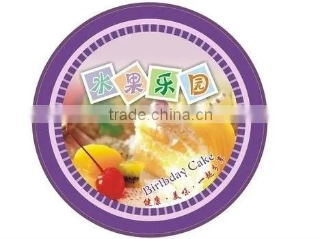 shanghai printing round colorful sticker