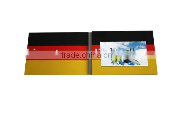 Newest tft screen 7 inch video greeting card,Lcd video greeting card /video business brochure with CE/FCC/ROHS/ISO9000/BSCI