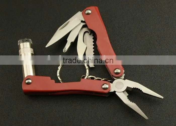 OEM multi functional pliers with LED light two colors in stock