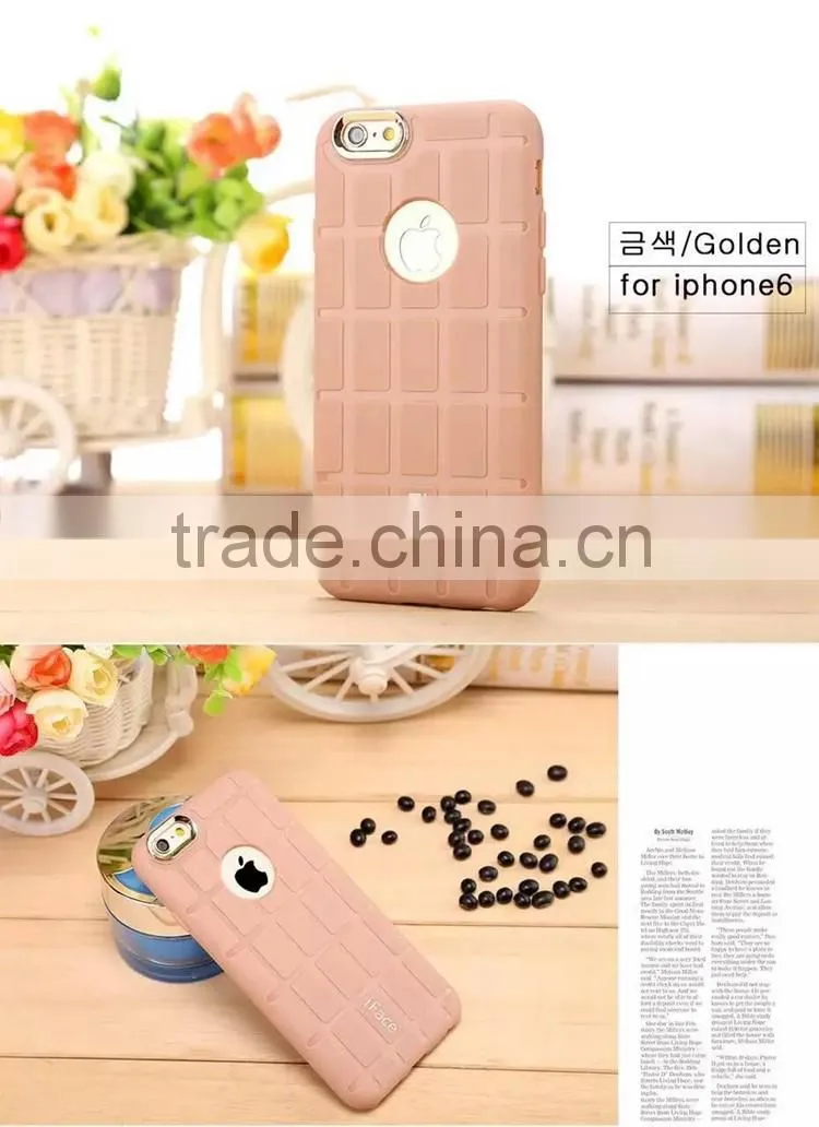 2016 Korean design phone cover for iface magic square TPU case for iPhone 5/6/6plus