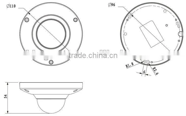 Dahua Network Camera IPC-HDB3200C cctv cameras