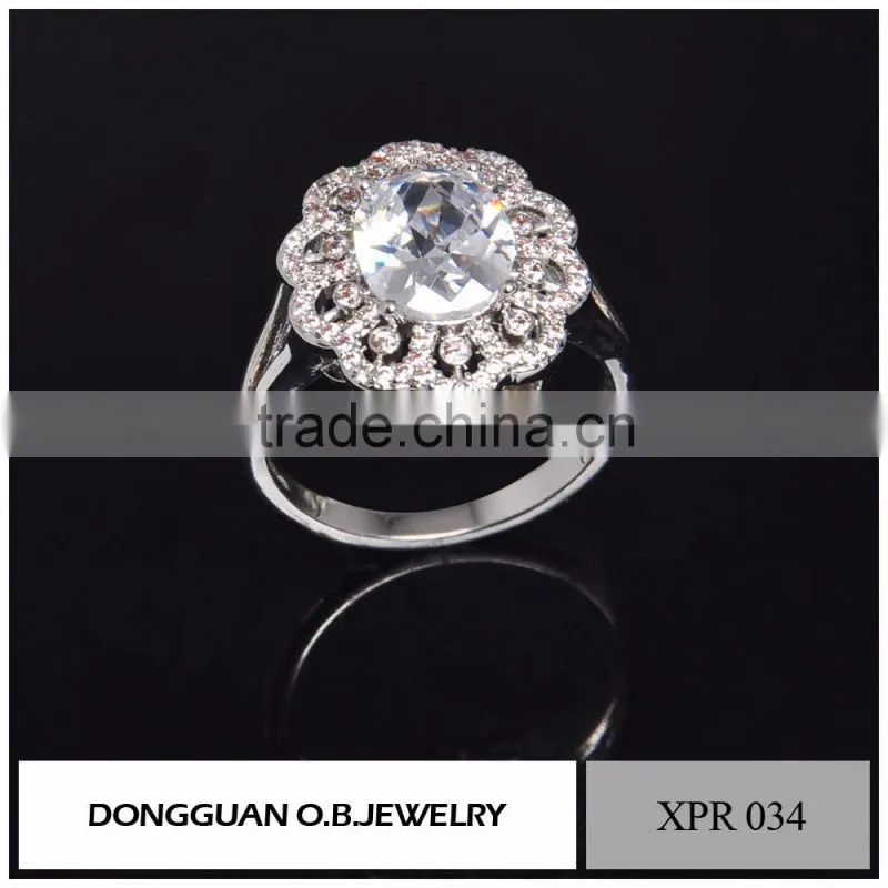 2016 Trending Latest Wedding Designs Gold Jewelry Diamond Rings for Women