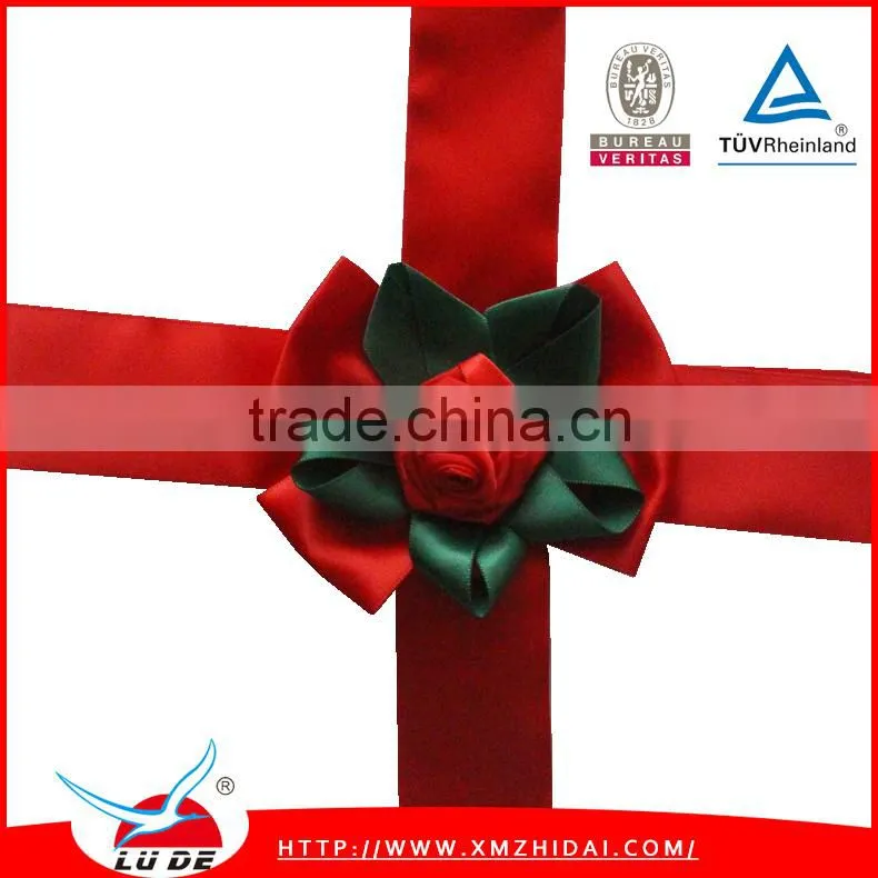 Wholesale polyester satin ribbon bow tie for packing