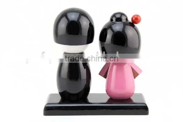 wooden fashion doll with japanese style made in china for gifts