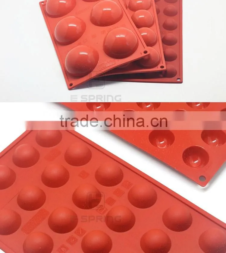 DIY kitchen tools 24 Cavity Round Ball Desert Sphere Mould