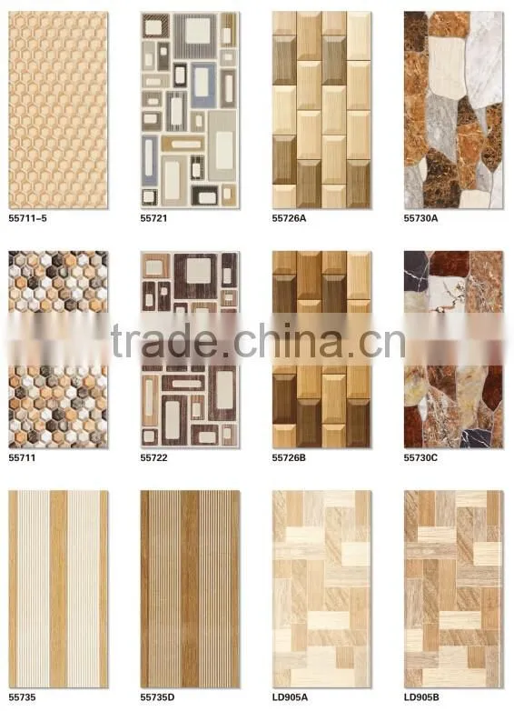 Inkjet wall ceramic tiles 250x500