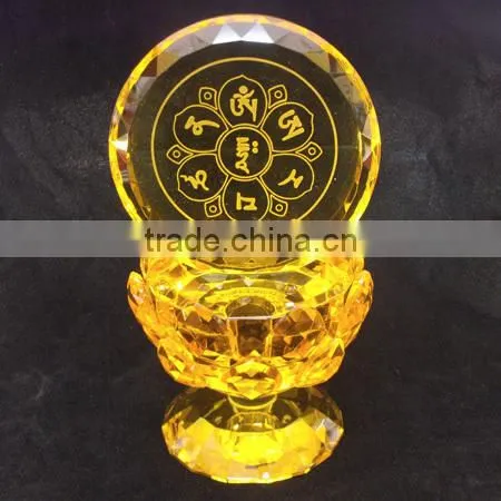 Unique decorative crystal flower