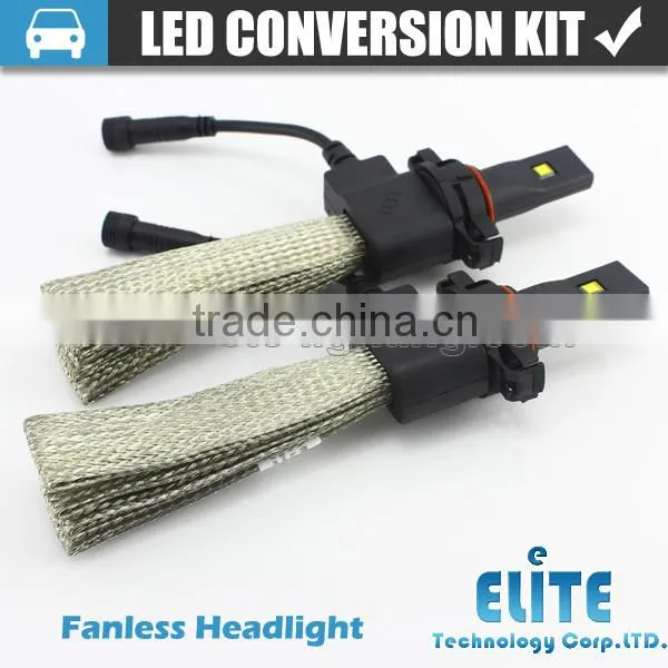 Easy install 3000lm H16 car led headlight conversion kit with phi chips