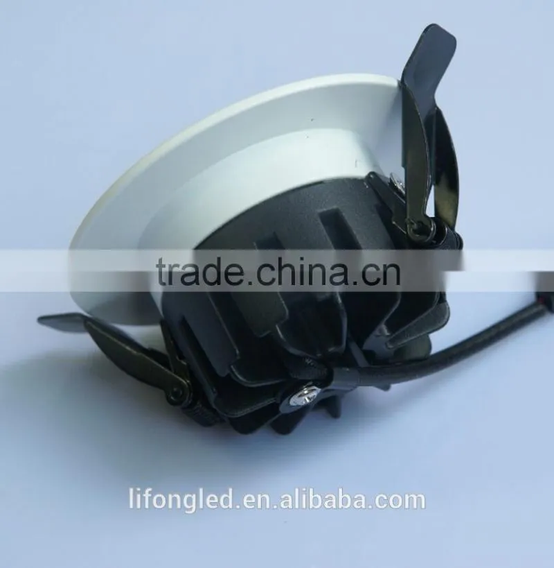 New Designed CRI97 8w led cob recessed downlight for ceiling lighting