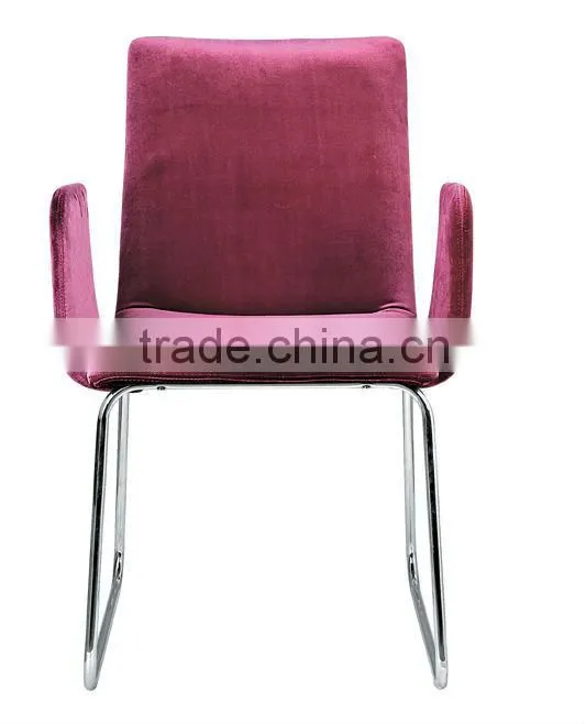 Modem hotle dinign flannel chairs with armrest AB-311