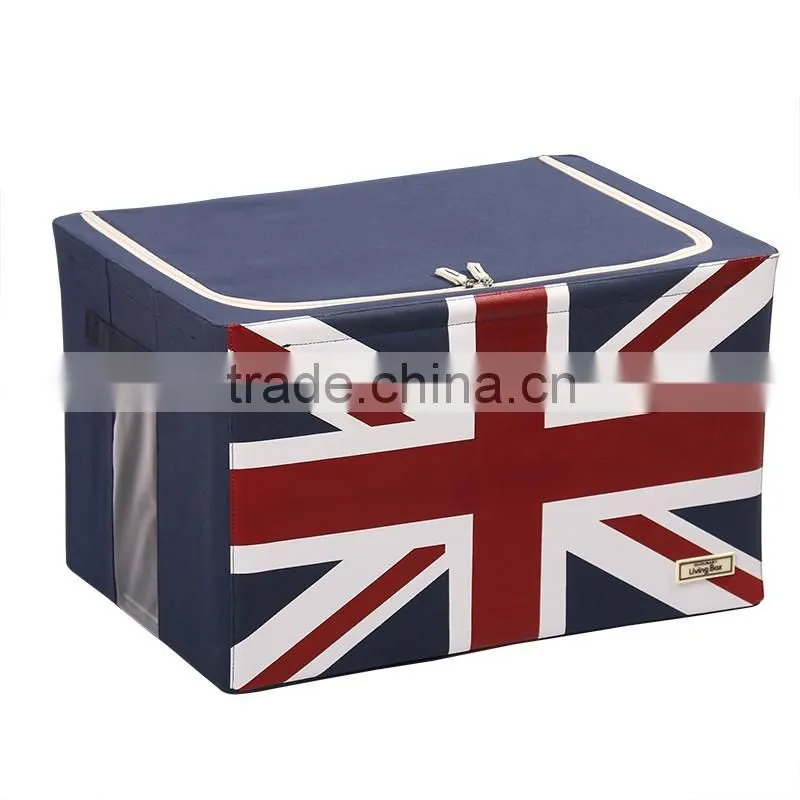 Hot selling oxford fabric folding multipurpose clothes toy storage box