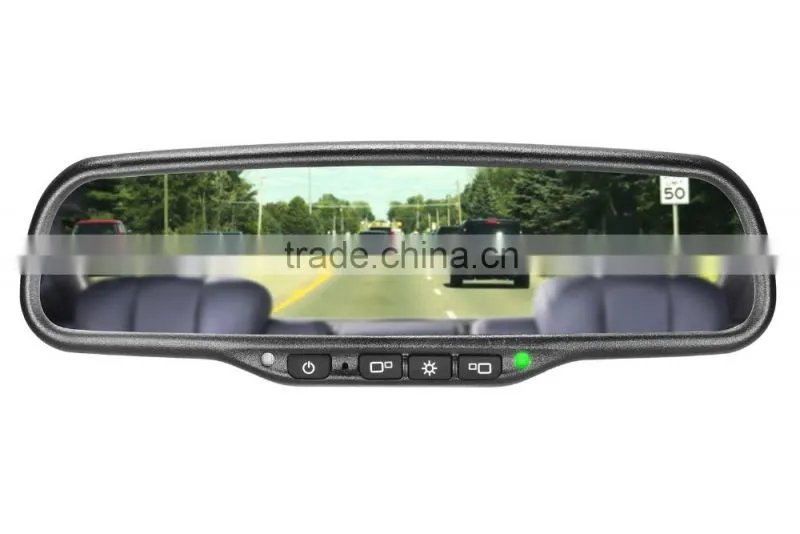 Multipul screen display rear view mirror monitor especially for trucks